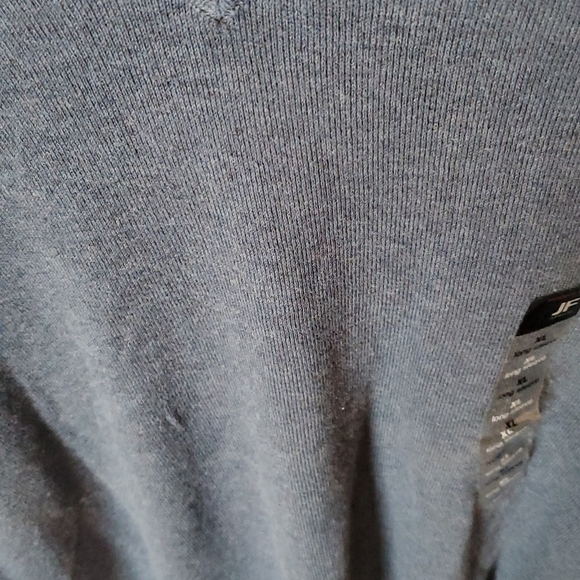 JF J. Ferrar Soft Touch Cotton V-neck Long Slv Pullover Sz. XL Sweater - Picture 8 of 14